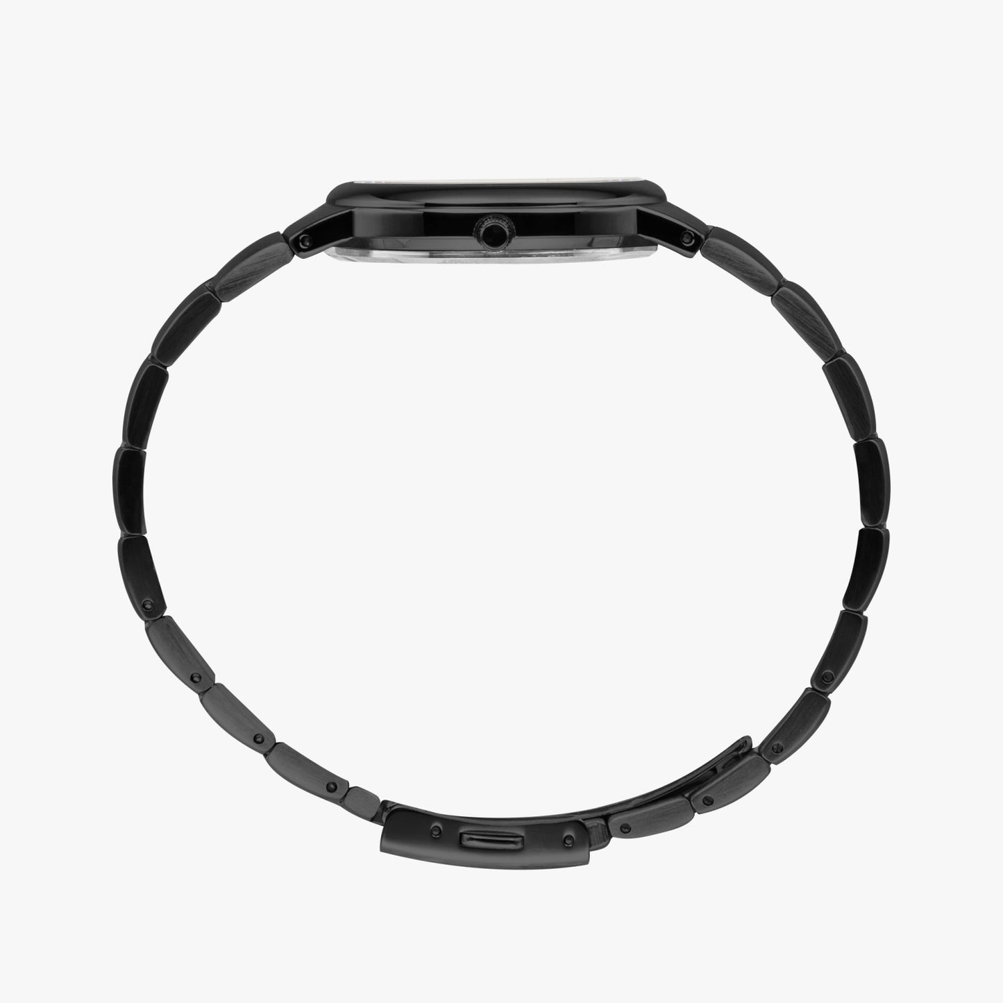 Montre Homme Vanguard Cadran HappyTime Bracelet Acier Noir - MONBIJOO