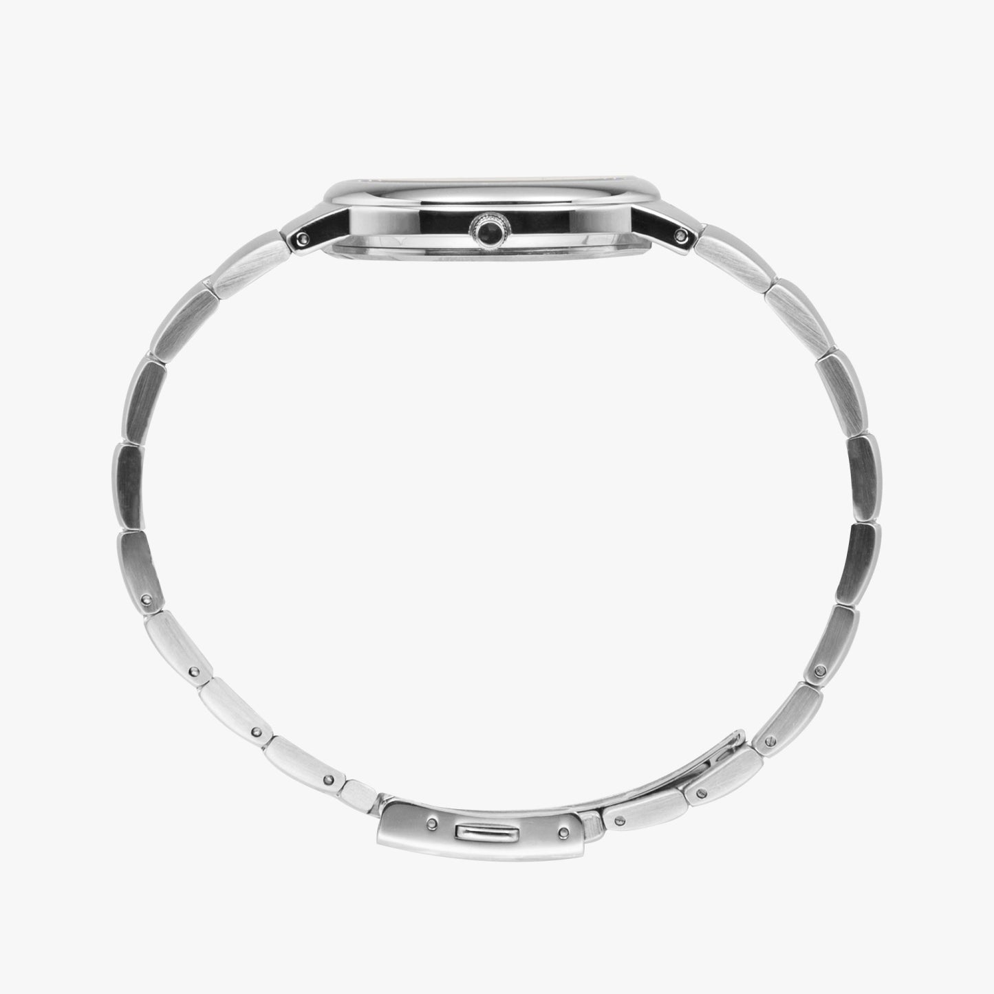 Montre Homme Vanguard Cadran HappyTime Bracelet Acier Argenté - MONBIJOO