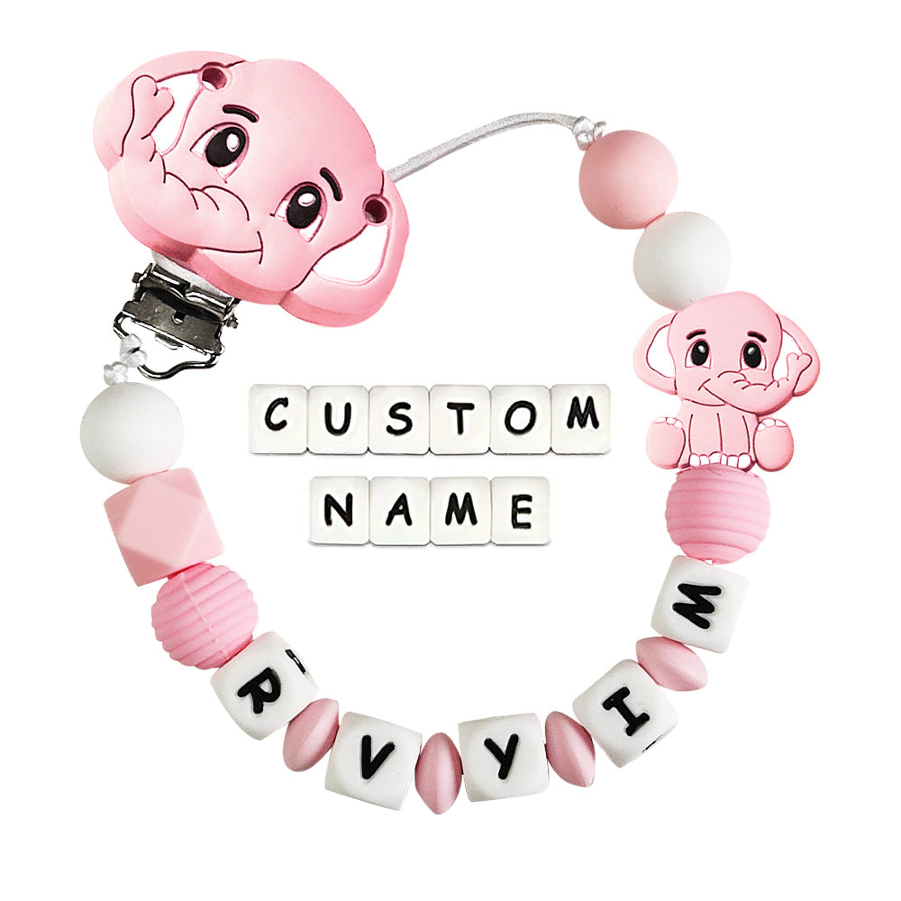 Attache-tétine Personnalisée Prénom – Cadeau bébé, Cadeau Anniversaire - MONBIJOO