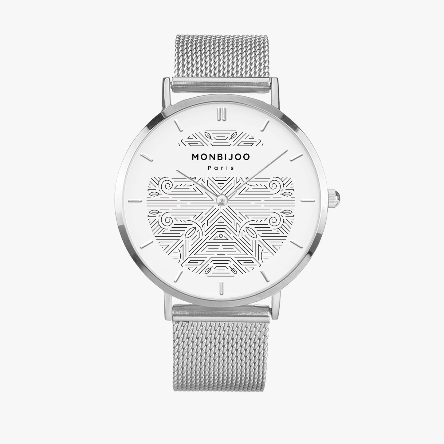 Montre Femme Stellar Cadran BloomLine Bracelet Acier Argenté - MONBIJOO