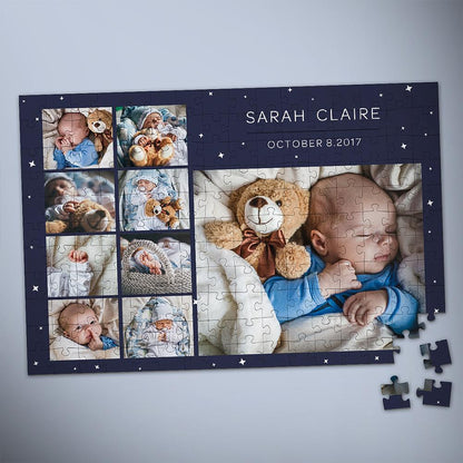 Puzzle Photo Personnalisé Pour Nouveau-né - MONBIJOO