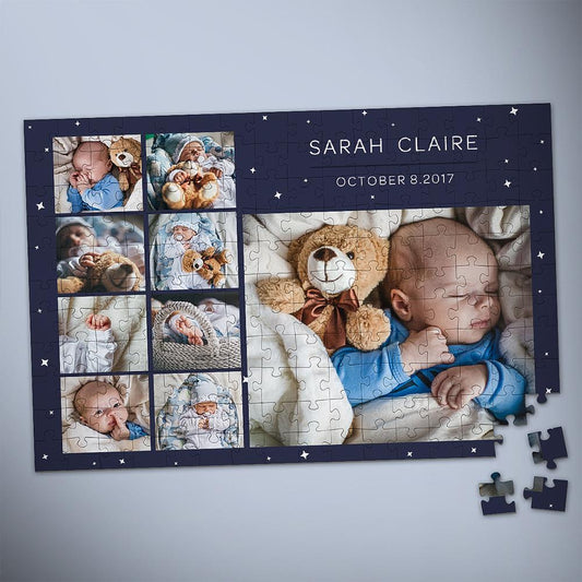 Puzzle Photo Personnalisé Pour Nouveau-né - MONBIJOO