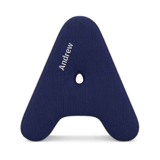 Coussin Personnalisé Lettre Alphabet - Prénom Personnalisé Brodé - MONBIJOO